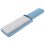 Blauer doppelseitiger Flusenentferner mit Aufbewahrungsdeckel, 25x7,5 cm 16