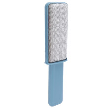 Blauer doppelseitiger Flusenentferner mit Aufbewahrungsdeckel, 25x7,5 cm