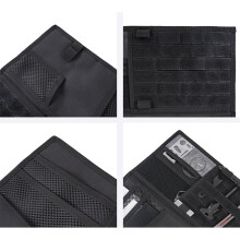 Organizzatore per visiera dell'auto 1000D Nero/Khaki/Verde militare