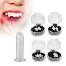 Ensemble de fausses dents pour Halloween, prothèses en ABS, 1,3-1,9 cm