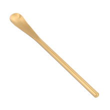 Stainless Steel Mixing Spoon Short Handle Dessert Coffee Spoon Mixing Stick for Kitchen HomeGolden