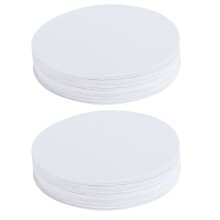 100Pcs Blank Badge Paper Photo Printer Machine Supplies DIY Painting HandMade Craft(56mm )