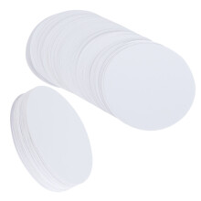 Carta per badge vuota 100 pezzi 75 mm per pittura fai-da-te e artigianato