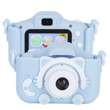 Camera da 40 MP Gatto dei Cartoni Animati 32 GB Blu Display da 2,0 pollici