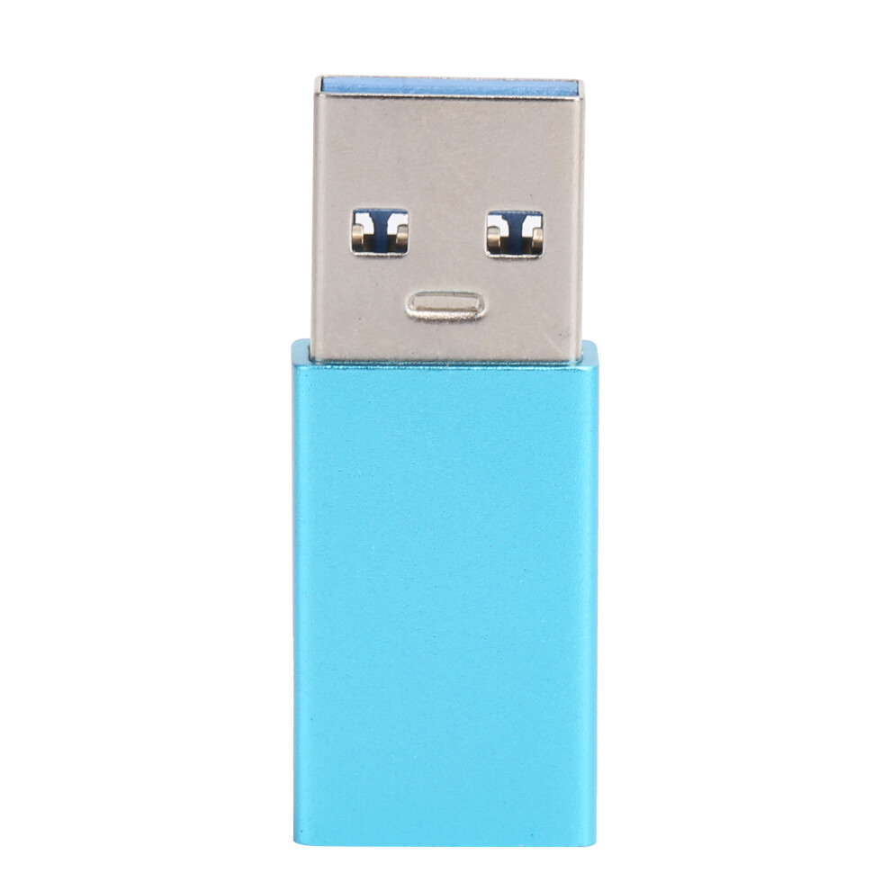 Typec Adapter Converter Female To Usb3.0 Male Usb Fast Charging Computer Accessories( ) Blue 9451322934893