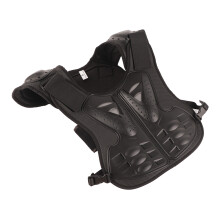 Gilet de protection pour le torse et le dos des enfants, noir, taille S