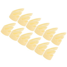 12 pièces de picks pour doigts 4L+8M beige 16 mm / 0,63 po