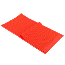 2 pièces 5,4 mm moule en caoutchouc pour feuille de cire d'abeille apiculture rouge 44x23cm