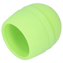 Mini pot rond en plastique pour plante 7.5x8cm vert 35-44g