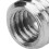 10 pièces d'inserts filetés 303SS M6/M8, 6.0mm, argent 3