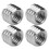 10 pièces d'inserts filetés 303SS M6/M8, 6.0mm, argent 9