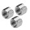 10 pièces d'inserts filetés 303SS M6/M8, 6.0mm, argent 11