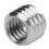 10 pièces d'inserts filetés 303SS M6/M8, 6.0mm, argent 13