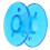 Bobine vuote in plastica blu, 25 pezzi, set confezionato 5