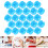 Bobine vuote in plastica blu, 25 pezzi, set confezionato 14