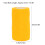 Bendaggio autoaderente 10x5,5 cm 4,5 m giallo 9