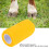 Bendaggio autoaderente 10x5,5 cm 4,5 m giallo 11