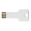 Clé USB en forme de clé 8 Go aluminium argenté PC 9