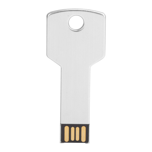 Clé USB en forme de clé 8 Go aluminium argenté PC 1
