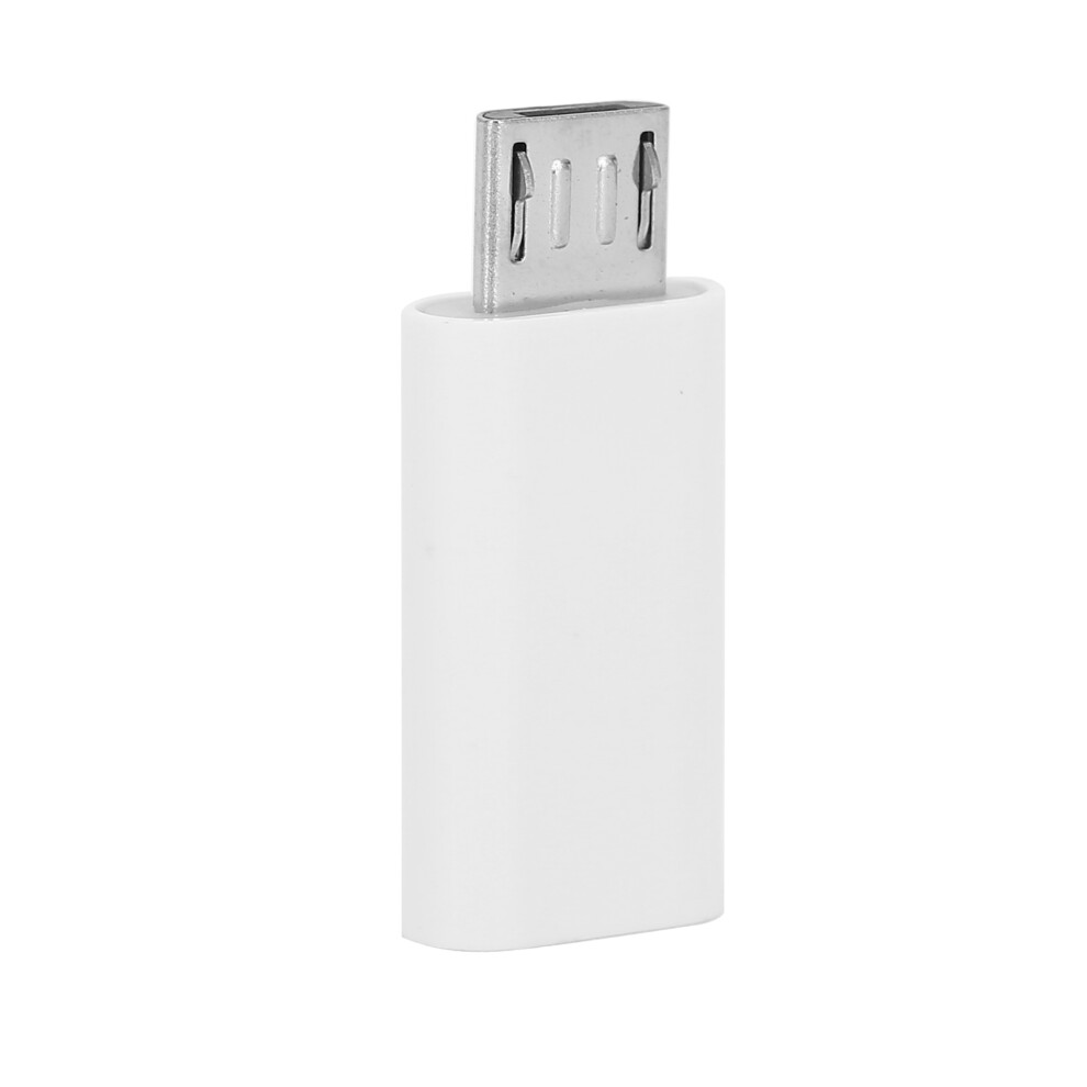 Typec Female To Micro Usb Male Transfer Adapter Convert Connector Fast Charging( ) White 6921322945562