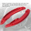 Estensione per paddle shift in alluminio CNC rossa per Evo X 10