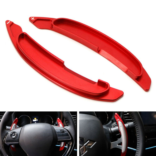 Estensione per paddle shift in alluminio CNC rossa per Evo X