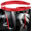 Estensione per paddle shift in alluminio CNC rossa per Evo X 6