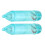4 pezzi LED luce per esca 5,7x1,8 cm blu 480 mAh 7