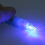 4 pezzi LED luce per esca 5,7x1,8 cm blu 480 mAh 4