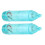 4 pezzi LED luce per esca 5,7x1,8 cm blu 480 mAh 3