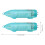 4 pezzi LED luce per esca 5,7x1,8 cm blu 480 mAh 5