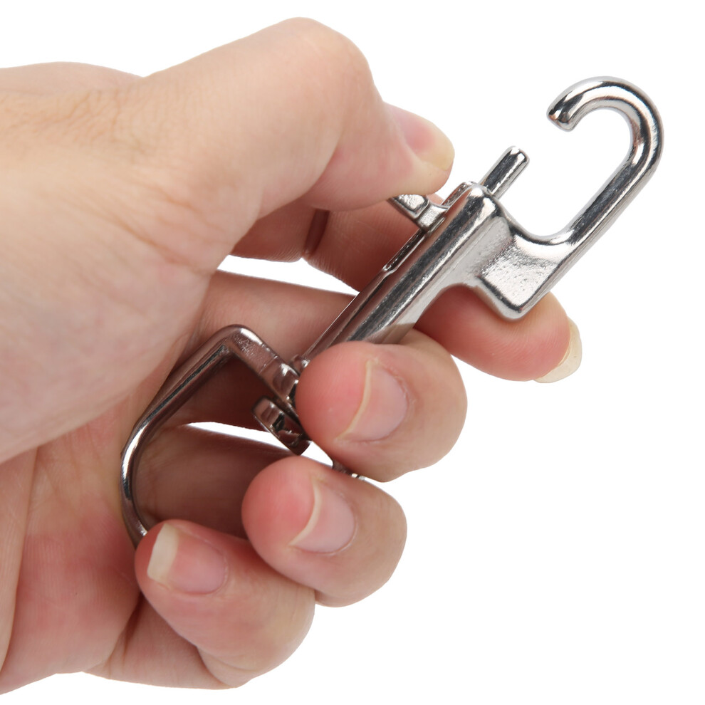 Stainless Steel Diving Single Ended Snap Clips Single Eye Bolt Snap Hooks Buckle100mm/3.9In 8701322946619