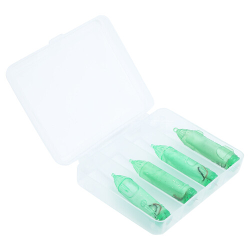 4 pezzi LED Lure Light verde, 5,7x1,8cm, 480mAh