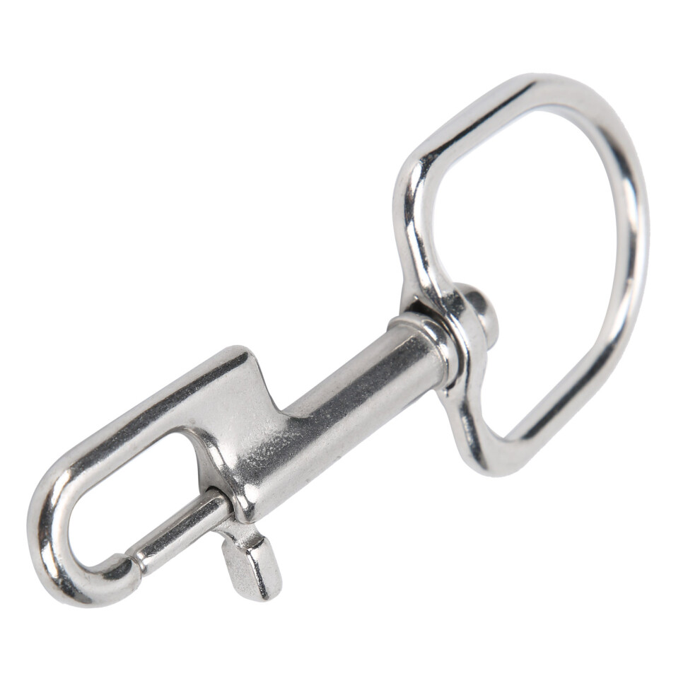 Stainless Steel Diving Single Ended Snap Clips Single Eye Bolt Snap Hooks Buckle110mm/4.3In 8401322946625