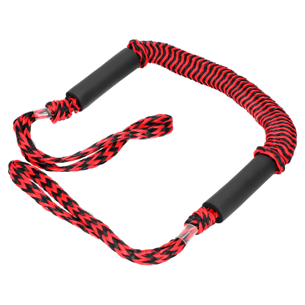 Boat Bungee Dock Lines Elastic Wharf Rope Pe Stretchable Mooring Marine Boat Bungee Ropered And Black Ripples 4631322946644