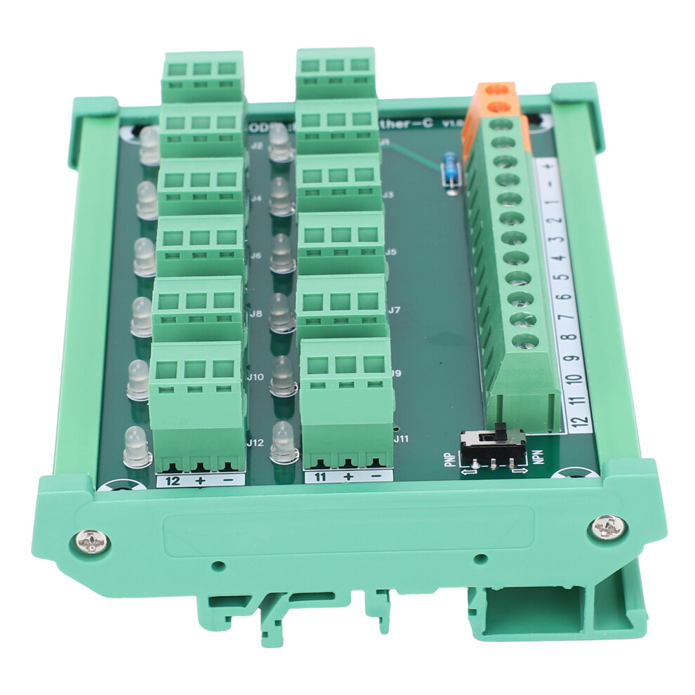 Terminal Block 3Wire 12Channel Capture Card Din Rail Switch Control Npn Pnp Kp12lgtherc 7891322946274