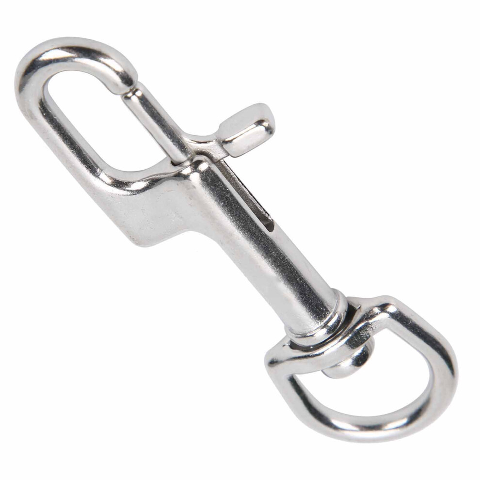 Stainless Steel Diving Single Ended Snap Clips Single Eye Bolt Snap Hooks Buckle90mm/3.5In 8401322946557