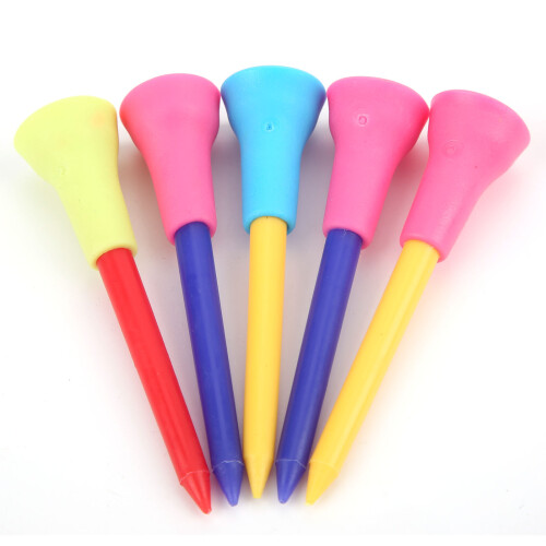 Golf Tack Set da 5 tee - 7,5 cm/3,0 in, Colore a caso 1