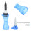 Set di tee da golf - Porta riutilizzabile, Blu 15,0 g 3