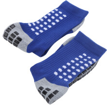 Calzini da uomo spessi antiscivolo in gomma blu 3,3 oz
