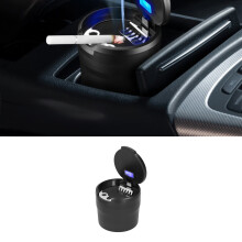 Posacenere per auto senza fumo 3,0 pollici/2,8 pollici LED blu 150 mAh