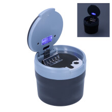 Cendrier gris 3,0 po x 2,8 po CR2025 150 mAh LED bleu