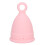 Rosa Silikon-Menstruationstasse 30 ml Wiederverwendbar Bequem, Größe L 2