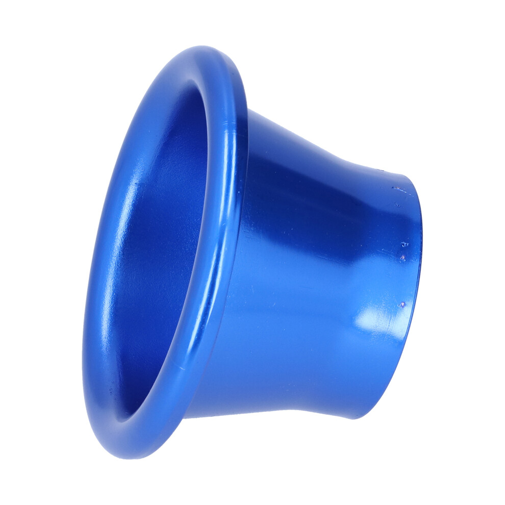 2.6In Cold Air Intake Turbo Horn Velocity Stack Adapter Cnc Aluminum Car Modification Part Blue 4181322950146