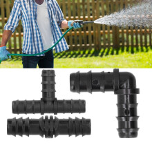 Set da 18 pezzi Connettore per tubo per irrigazione a goccia 1/2in ABS