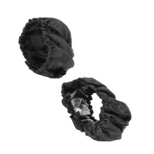 2Pcs Stroller Wheel Cover Oxford Cloth Dustproof Infant Pushchair Tire Protector(Pour une grande roue de 18 à 25 cm de diamètre )