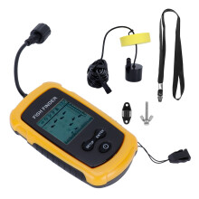 Tragbarer Handfischfinder Tiefensensor Alarm LCD-Anzeige 100 Meter