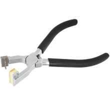 Pince Ă perforer en acier inoxydable, bouche plate pour couture