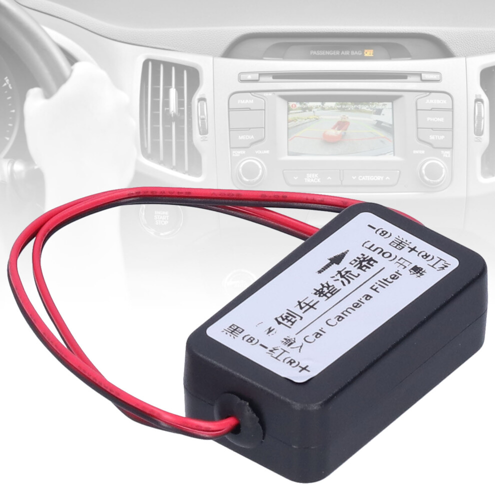 12V Backup Camera Rectifier Power Relay Capacitor Filter Anti Interference For Rear View 7901322954862
