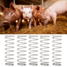 100 pièces abreuvoir à tétons pour porcs ressort Ø1 cm longueur 3,3 cm couleur telle qu'affichée